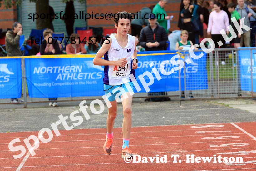 Boys Under-15s, 2024 Northern Mens 6 and Womens 4 and Youngsters Relays, Stanley Park, Blackpool.  Photo: David T. Hewitson/Sports for All Pics